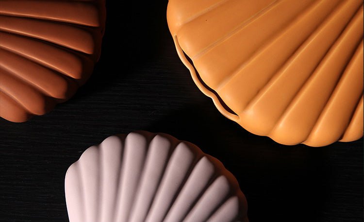 Novita Casa - Morandi Shell Ceramic Vase - Novita Casa