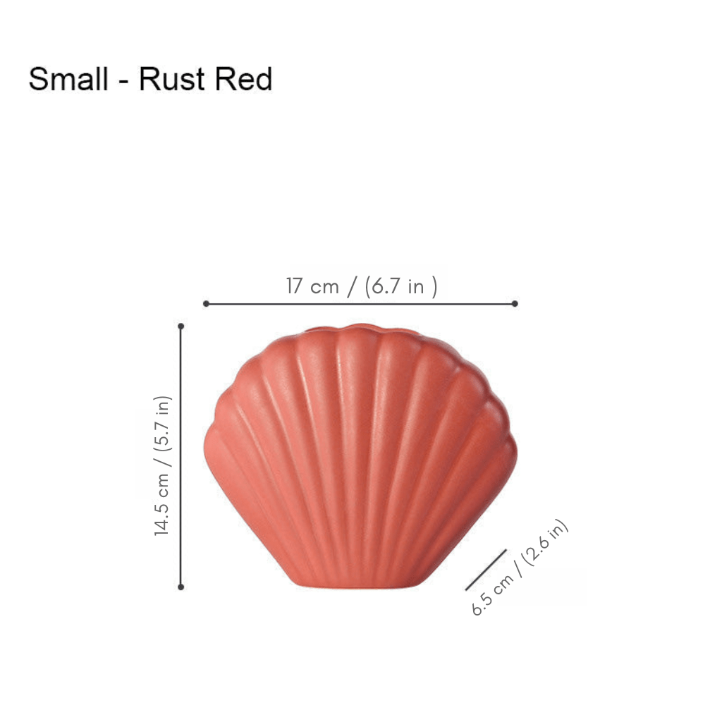 Novita Casa - Morandi Shell Ceramic Vase - Novita Casa