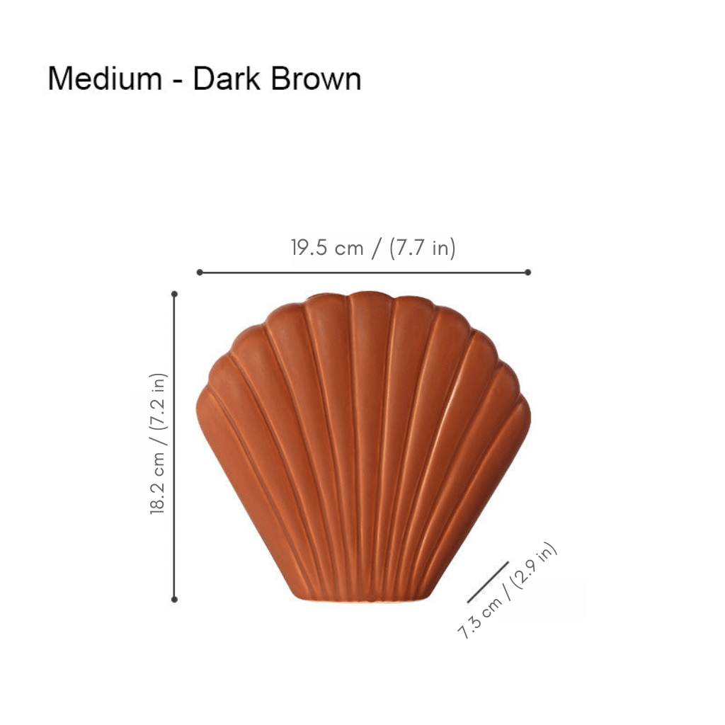 Novita Casa - Morandi Shell Ceramic Vase - Novita Casa