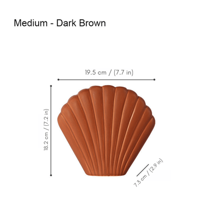 Novita Casa - Morandi Shell Ceramic Vase - Novita Casa