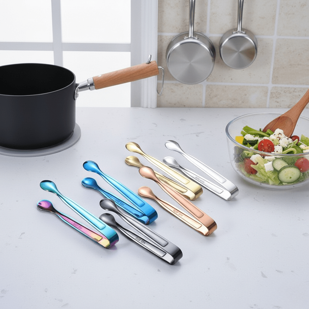 Novita Casa - Stainless Steel Ice and Sugar Tongs - Novita Casa