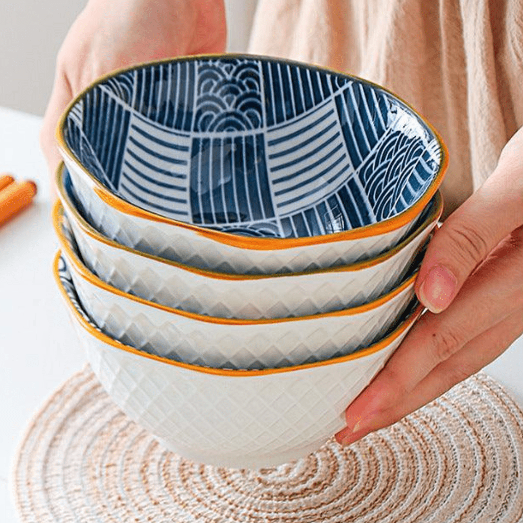 Novita Casa - Stylish Ceramic Patterned Bowl - Novita Casa