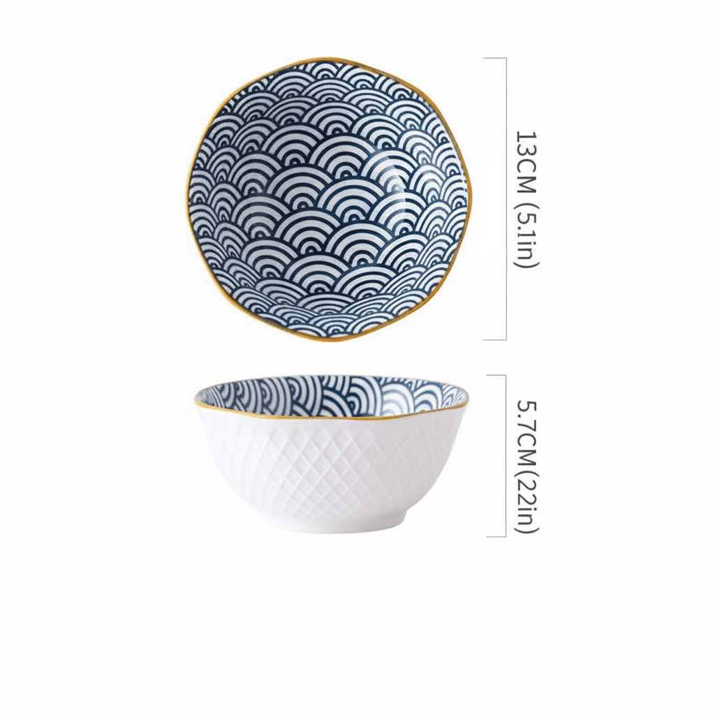 Novita Casa - Stylish Ceramic Patterned Bowl - Novita Casa