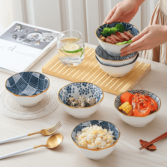 Novita Casa - Stylish Ceramic Patterned Bowl - Novita Casa